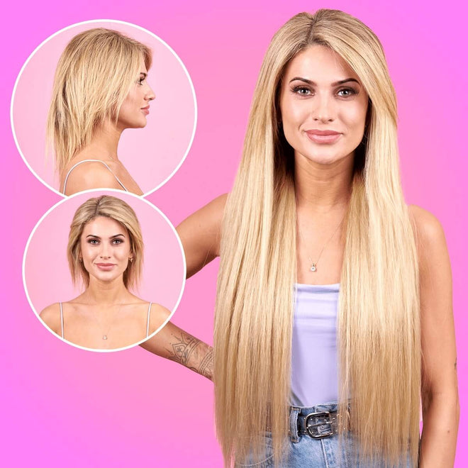 26" Luxury Dual Fibre Full Clip In Set